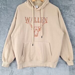 Wallen‎ Hoodie Medium Country Music Western Rodeo Pullover Sweatshirt Concert